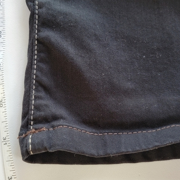 Guess Black Starlet Straight Leg Denim Jeans Size 24 EUC - Picture 9 of 11